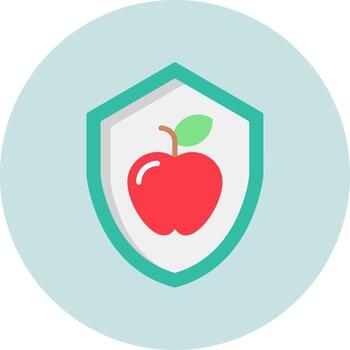 icono de vector de manzana