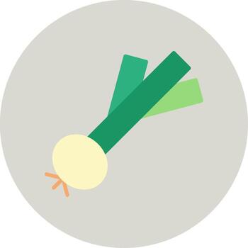 Leek Vector Icon
