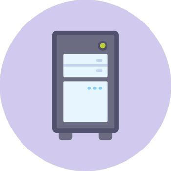 Computer Case Vector Icon