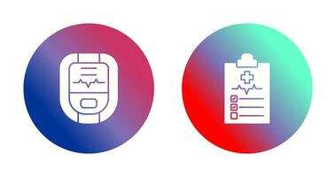 Oximeter and Medical Icon vector