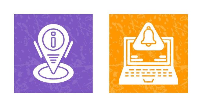 location and notification Icon vector