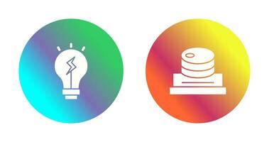 idea y barril icono vector