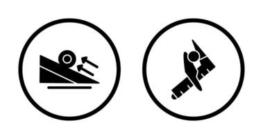 Force and Caliper Icon vector