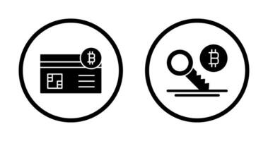 Credit Card and Key Icon vector