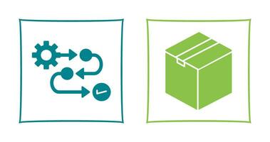 Process and Package Icon vector