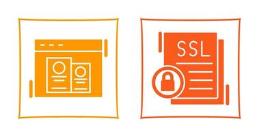 User and Protection Icon vector