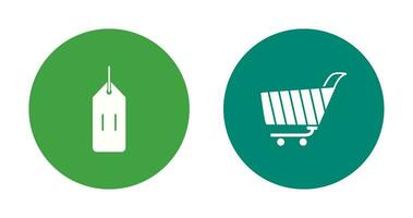 deals and shopping cart Icon vector