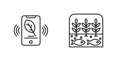 Desktop and Saturn Icon vector