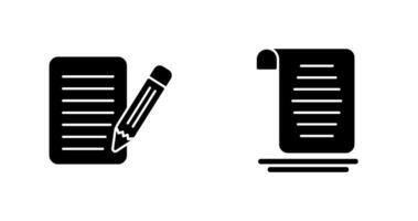 checklist and document  Icon vector