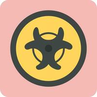 Biohazard Sign Vector Icon