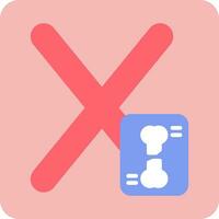 Capital X Vector Icon