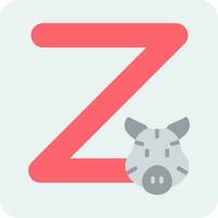 Capital Z Vector Icon