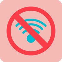 No Wifi Vector Icon