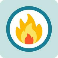 Flammable Vector Icon