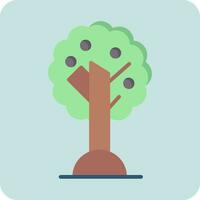 aceituna árbol vector icono