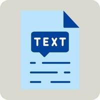 Text Vector Icon