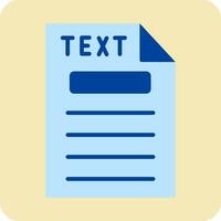 Text Vector Icon