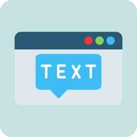 Text Vector Icon