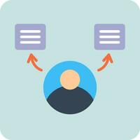 natural idioma Procesando vector icono