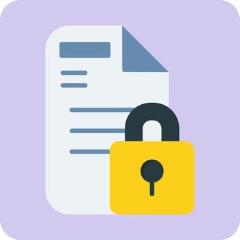 Secure Folder Vector Icon