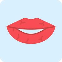 Dried Lips Vector Icon