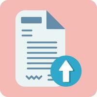 Upload File Vector Icon