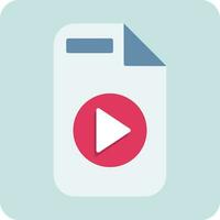 Video File Vector Icon