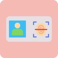 Biometric Identification Vector Icon