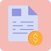 Financial Report Vector Icon