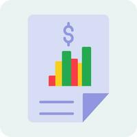 Financial Report Vector Icon