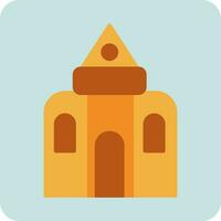 Sand Castle Vector Icon