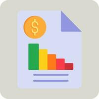 Financial Report Vector Icon