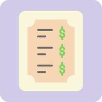 Price List Vector Icon