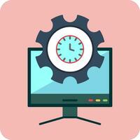 icono de vector de computadora