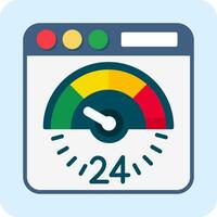 speed test Vector Icon