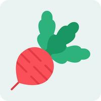 Radish Vector Icon