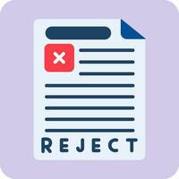 Reject Vector Icon