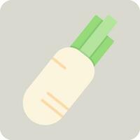 daikon vector icono