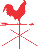 Rooster silhouette illustration png