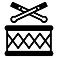 Drum Dhol Icon Illustration for web, app, infographic, etc vector