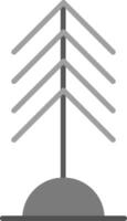 icono de vector de árbol de pino