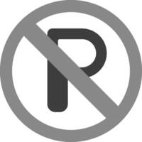 No Parking Vector Icon