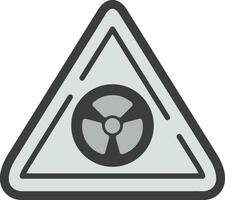 Radioactive Sign Vector Icon