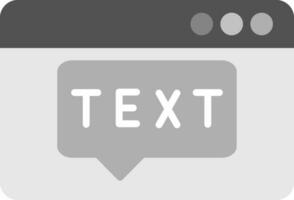 Text Vector Icon