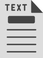 Text Vector Icon