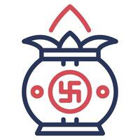 Puja Icon Illustration for web, app, infographic, etc vector