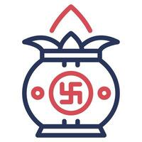 Puja Icon Illustration for web, app, infographic, etc vector