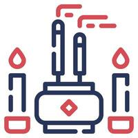 Incense Icon Illustration for web, app, infographic, etc vector