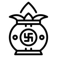 Puja Icon Illustration for web, app, infographic, etc vector