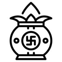 Puja Icon Illustration for web, app, infographic, etc vector